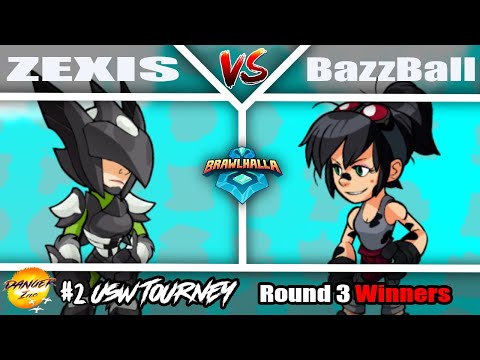 Brawlhalla Zexis vs Bazzball | USW SunBun 1V1 #2 Round 3 Winners