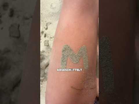 So machst du dir ein Sand Tattoo 🤩 #shorts
