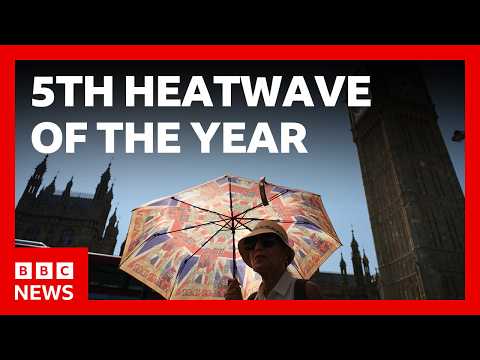 Europe swelters in fifth heatwave of the year | BBC News
