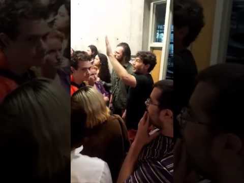 Evergreen State College students protest for firing of Bret Weinstein