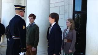 preview picture of video 'Arlington - Tomb of the Unknowns, Wreath Laying Ceremony, March 8, 2013'