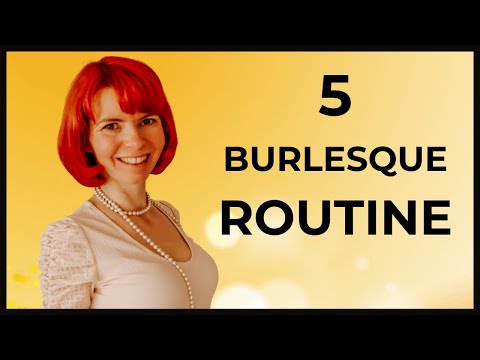 Mini BURLESQUE DANCE Sequence for beginners - Burlesque Dance Tutorial