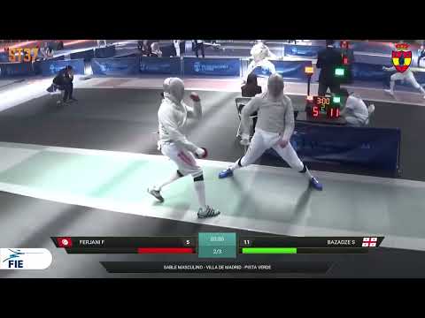 Madrid World Cup 2022 SMS - L16 - F Ferjani TUN v S Bazadze GEO