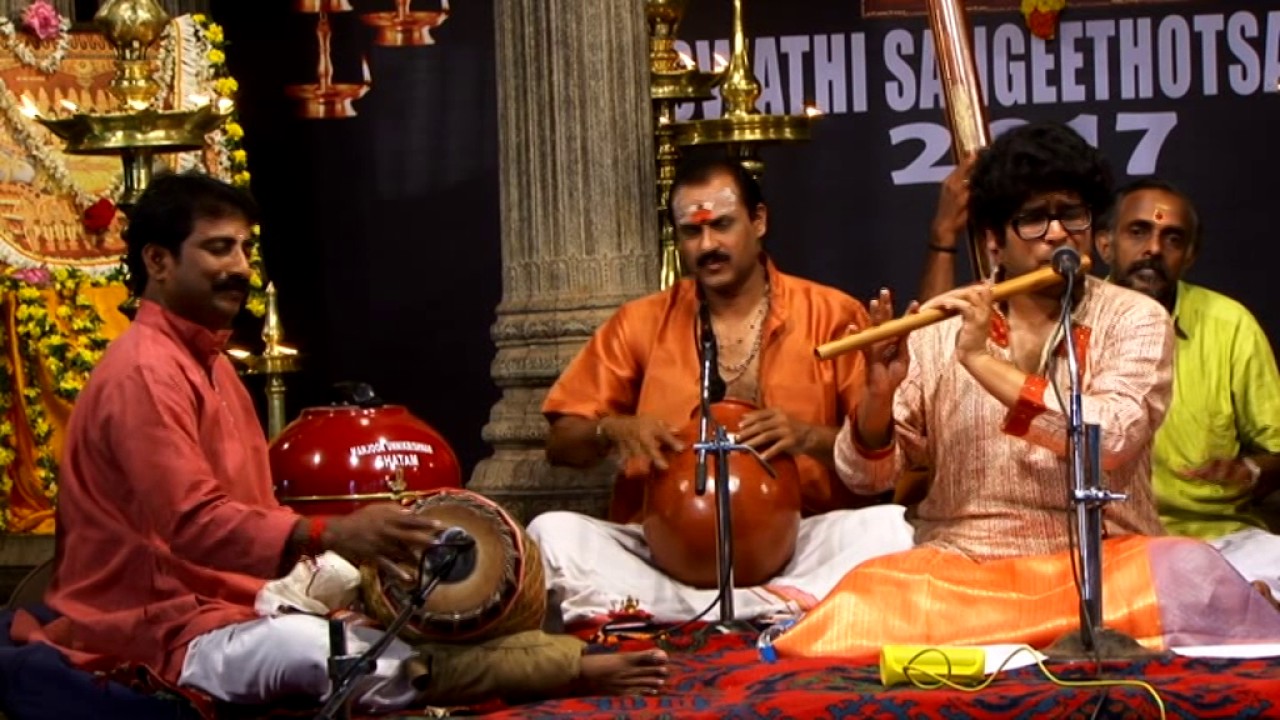 Swathi Sangeethotsavam 2017 - Flute - Amith Nadig - Charukesi 2/2 Kripaya Palaya