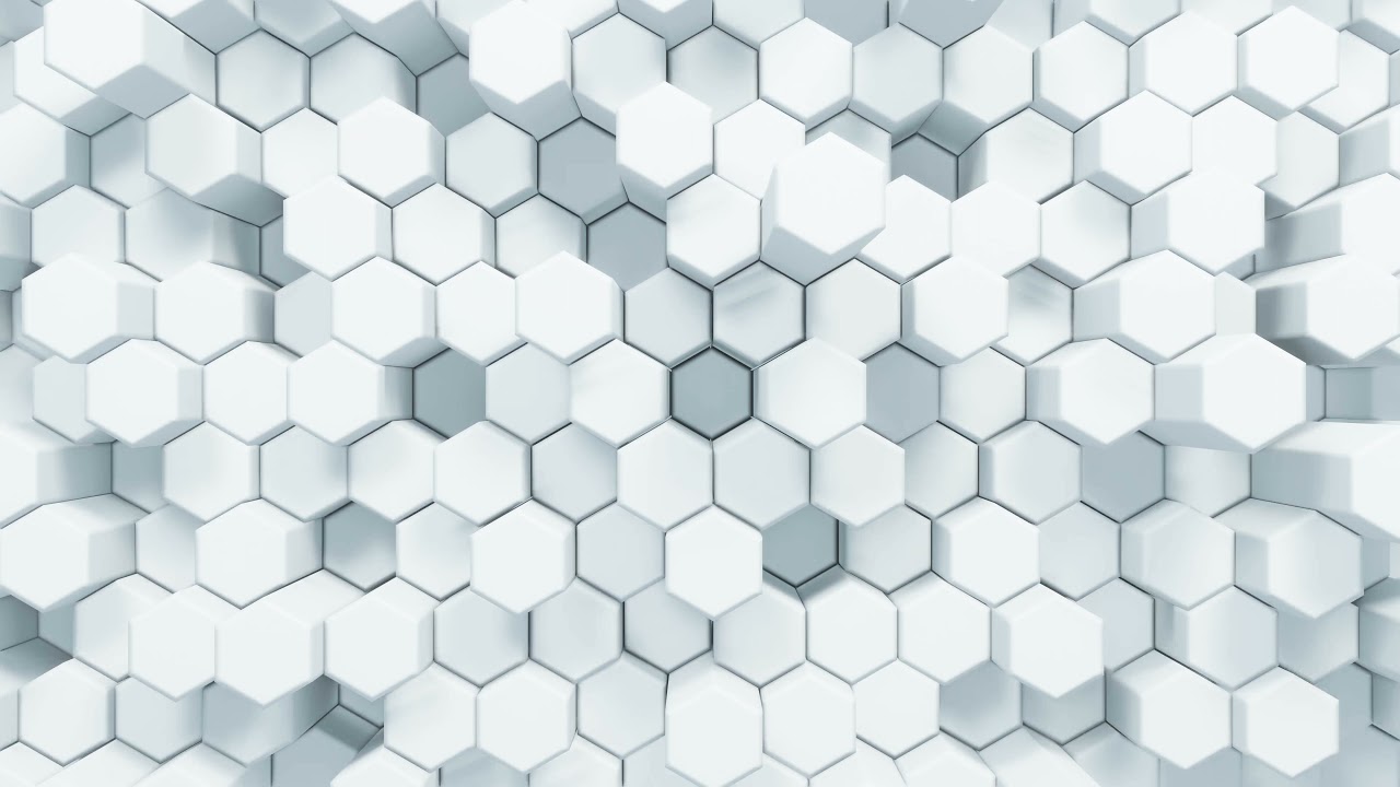 Abstract White Hexagonal Waving Loop Background Abstract | Ultra HD 4K