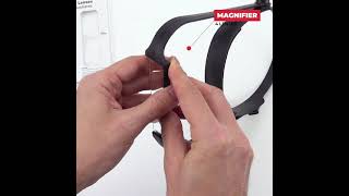 VALLEJO LIGHTWEIGHT HEADBAND MAGNIFIER WITH 4 LENSES