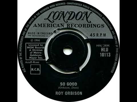 UK New Entry 1967 (61) Roy Orbison - So Good