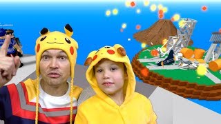 ВЫЖИВАЕМ на ВУЛКАНЕ, в ОГНЕ и ВОДЕ и в СНЕЖНОЙ БУРЕ в Natural Disasters Survival