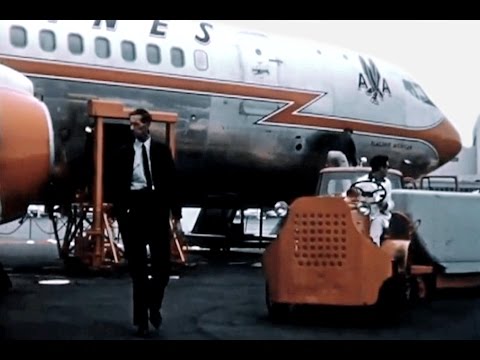American Boeing 707-123 - "Loading Cargo SFO" - 1959