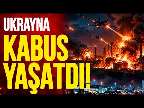 Ukrayna gecə Belqoroda KABUS YAŞATDI! Hava limanı BAĞLANDI, Rusiyanın kimya zavodu DARMADAĞIN!