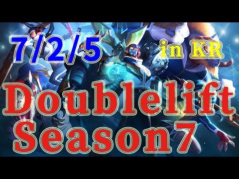 TSM Doublelift Kalista ADC vs Tristana Patch 7.18