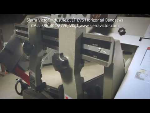 JET HBS-1018EVS Horizontal Bandsaws Manual | Sierra Victor Industries (1)