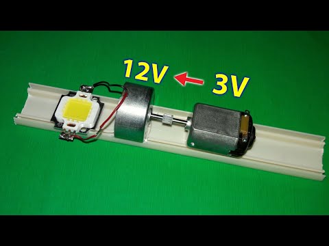 Convert 3V to 12V by "Generator"