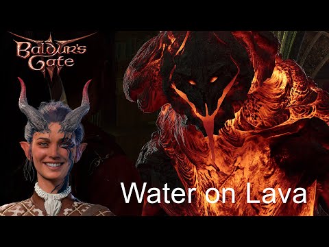 BG3: What happens if you throw Water on Lava Elemental?