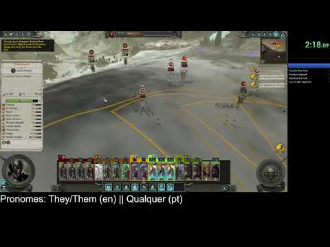 Total War: Warhammer 2 Hellebron: Deathsword & the Cursed Blade Speedrun in 3:38