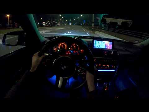 BMW F30 NIGHT DRIVE POV