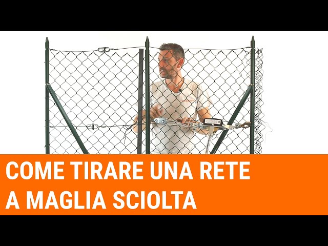 Come tirare una rete a maglia sciolta