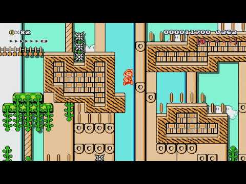 SMPP W5: Mirage Gardens - Act 1 by Riley W - SUPER MARIO MAKER - NO COMMENTARY 1bh