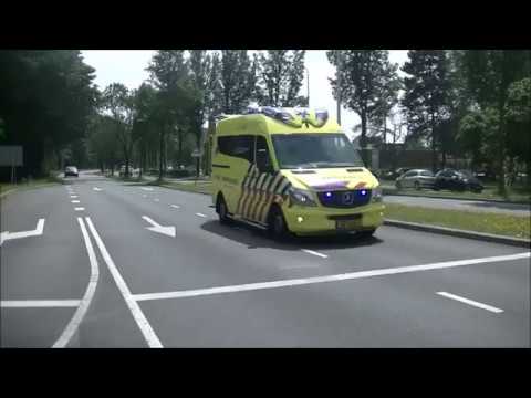 Compliatie alle ambulances van 11125 tot 11132 met spoed in Zaandam