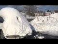 Classic VW BuGs Beetle Breaks out of Snow Ready for Spring!