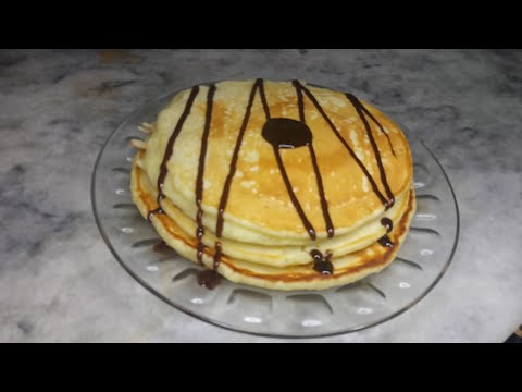 Easy pan cake recipe by (kitchen by Aroob)