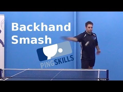Backhand Smash | Table Tennis | PingSkills thumbnail