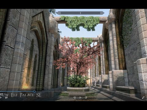 Snow Elf Palace Skyrim/SE - Syrim Special Edition House Mod