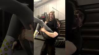 HOT GIRL JUMPING ON BOY IN GYM! THIS IS LOVE! #Shorts