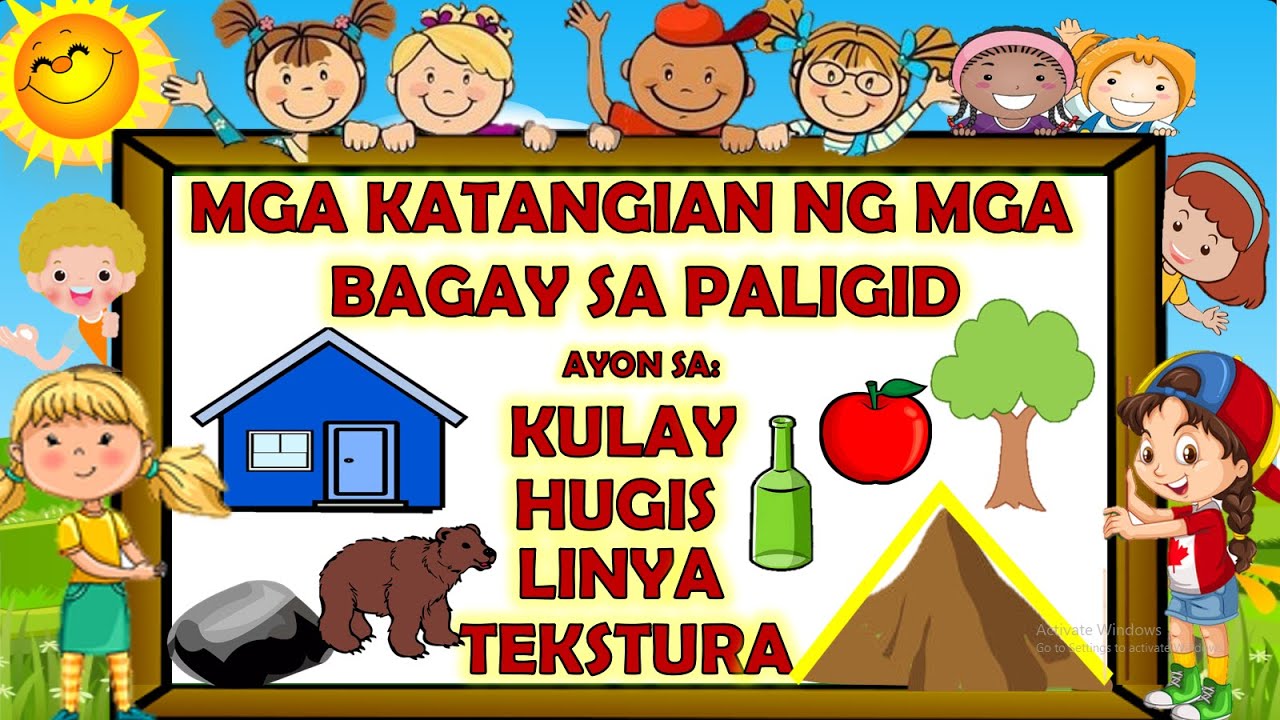 Putar video MGA KATANGIAN NG MGA BAGAY SA PALIGID AYON SA KULAY, HUGIS, LINYA AT TEKSTURA sekarang MGA KATANGIAN NG MGA BAGAY SA PALIGID AYON SA KULAY, HUGIS, LINYA AT TEKSTURA
