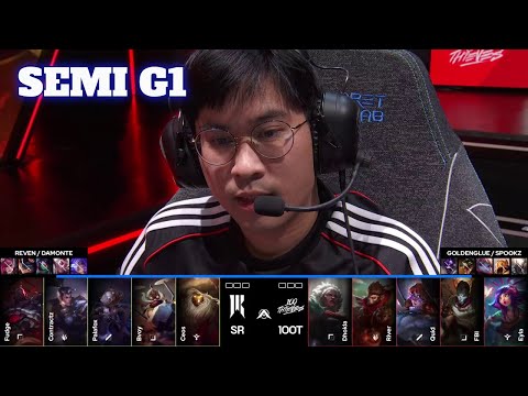 SR vs 100T - Game 1 | Semi Final LTA Summer 2025 Playoffs | Shopify Rebellion vs 100 Thieves G1 full