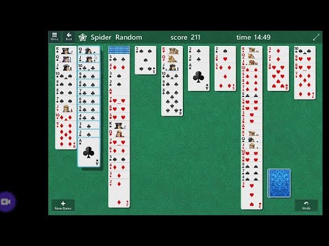 Spider solitaire gameplay - YouTube