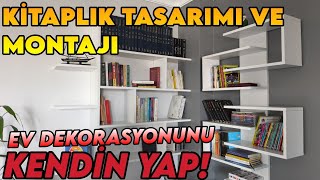 Kitapık Tasarımı ve Kitaplık  Montajı 👉 Ev Dekorasyonu Önerisi 👉 Ev İş
