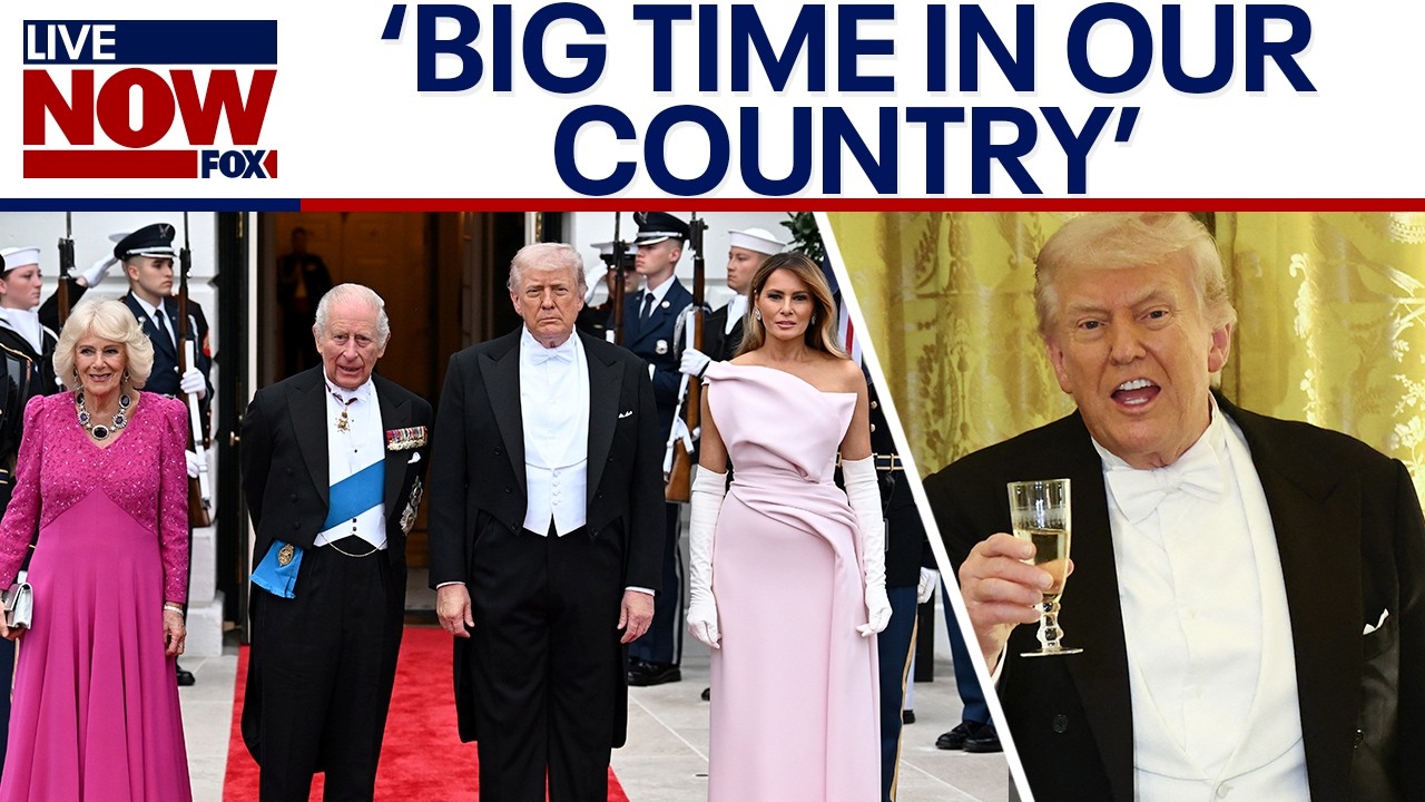 FULL: Trump hosts King Charles for State Dinner at White House