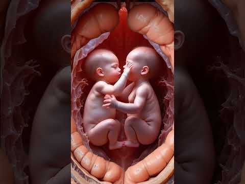 ✨Twins cute babies inside the wom❤️ #baby​ #cute​ #cutebabies​ #twins​ #twinbaby​‪