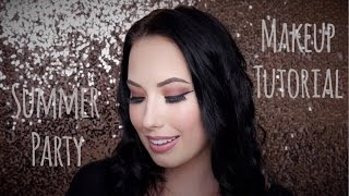 Summer Party Makeup Tutorial | lesleydoesmakeup