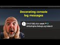 Decorate Console Log Messages Debug Log C Unity Game Engine