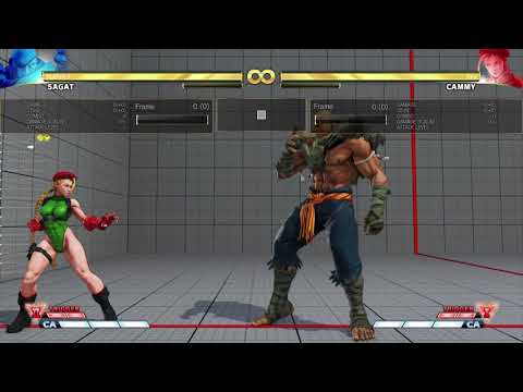 SFV Sagat: 2 Combo KO on 900 HP Characters