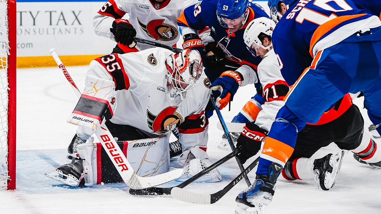 Ullmark SHUTS OUT Islanders in Dominant 3-0 Win