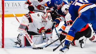 Ullmark SHUTS OUT Islanders in Dominant 3-0 Win