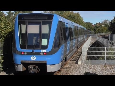 Bandhagen Subway station, Sweden - walkthrough and surroundings