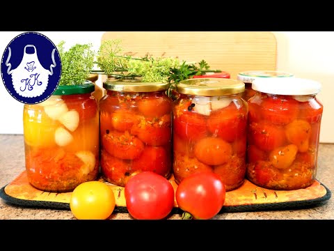 Tomaten in einer Knoblauch - Kräuter - Marinade einlegen, einfach köstlich