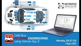 CAN Bus Reverse Engineering using Vehicle Spy 3 - Live Webinar