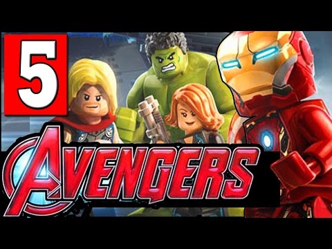 LEGO MARVELS AVENGERS Walkthrough Part 5 LEVEL: MANHATTAN / SHAKESPEARE IN THE PARK