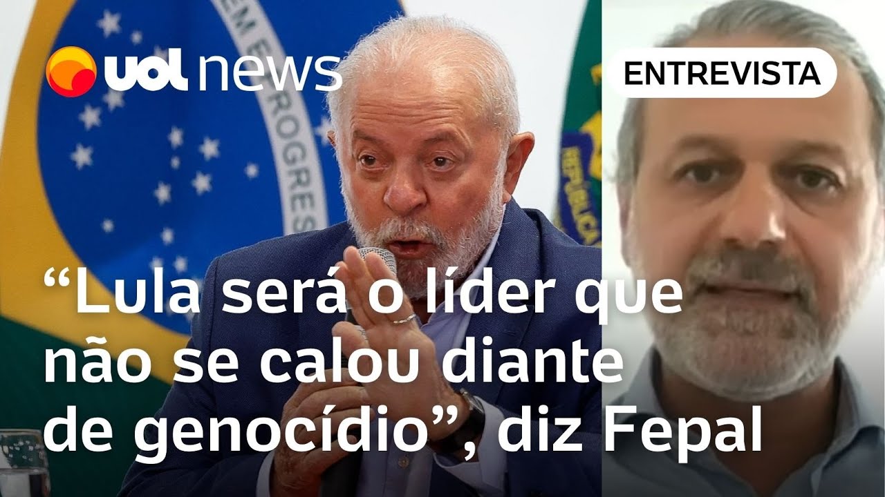 Lula acertou ao falar de Israel e será o líder que não se calou diante de genocídio, diz Fepal