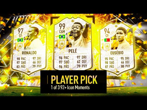 I OPENED THE 92+ ICON MOMENTS PLAYER PICK!