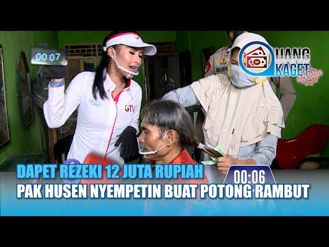 Dapet Rezeki 12 JUTA Pak Husen Baru Sempet Cukur Rambut | UANG KAGET