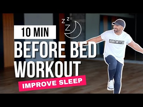 10 minute Bedtime Workout for Better Sleep: Reduce Bloating & Improve Sleep Quality!