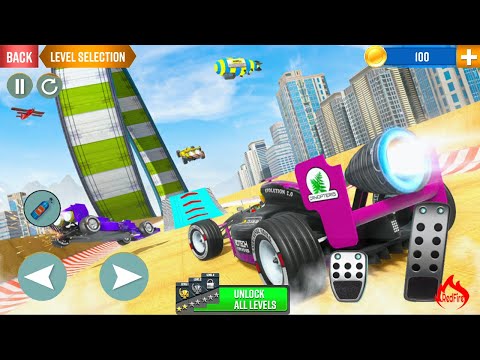 Formula Car Racing Stunts - Ramp Car Stunts 2021