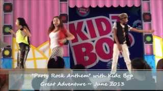 Kidz Bop performs Party Rock Anthem at Great Adventure