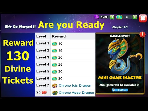 Are you ready for Chrono apep and chrono Isis 2024 castle event | 6564 Happy Dragons | DML
